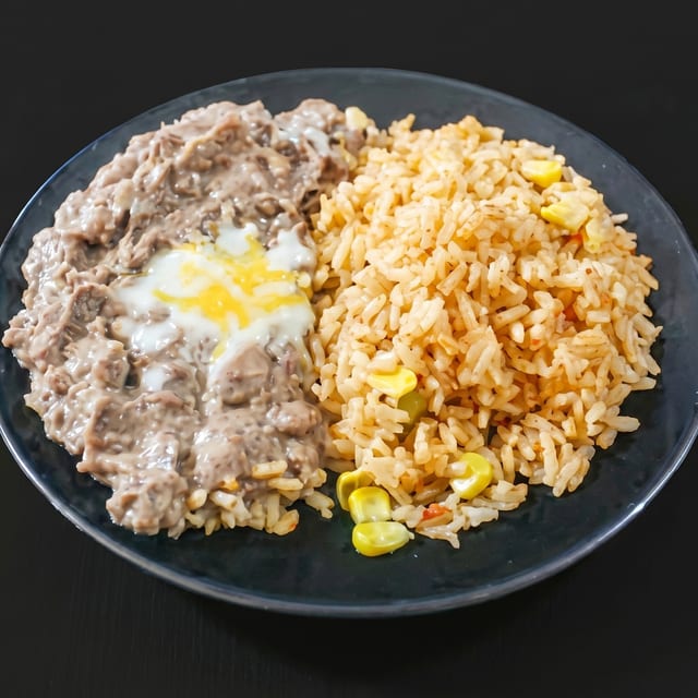 Rice and Beans.